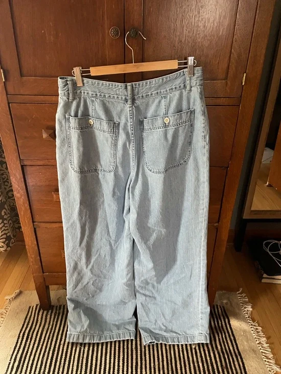 Madewell Emmett Wide Leg Jeans, size 30 - Picture 2 of 3